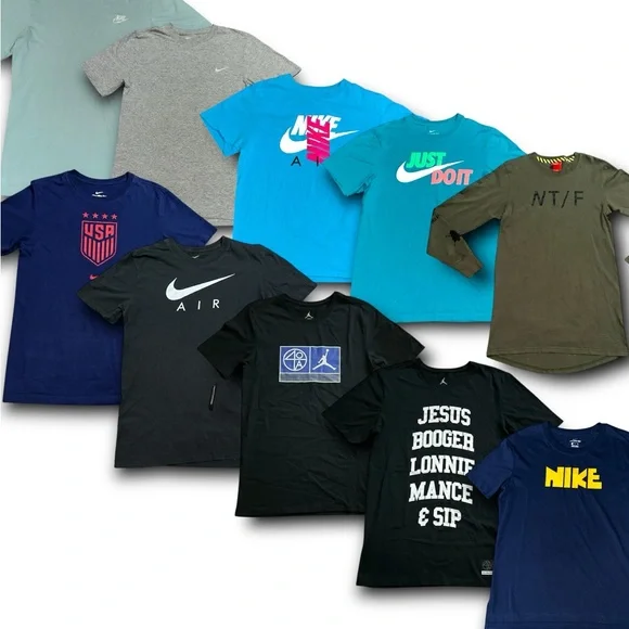 Nike sportswear air Jordan t-shirt bundle men’s small lot of 20 - Picture 3 of 9